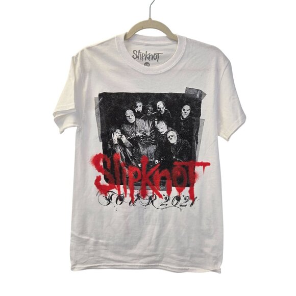 NWOT Slipknot Licensed Graphic Band Tee Tour 2021 Size Small - Picture 1 of 5
